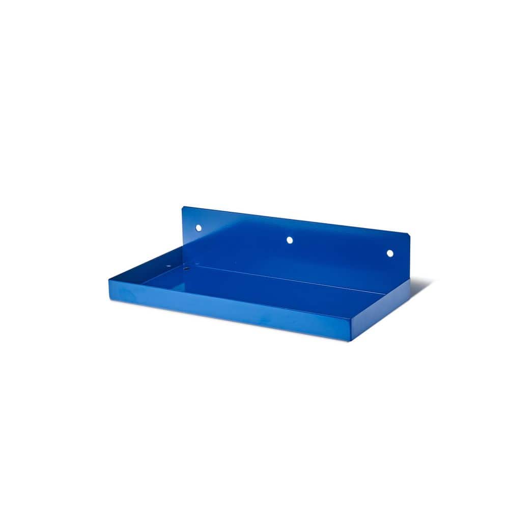 12 in. W x 6 in. D Blue Epoxy Coated Steel Shelf for DuraBoard - Hercitys