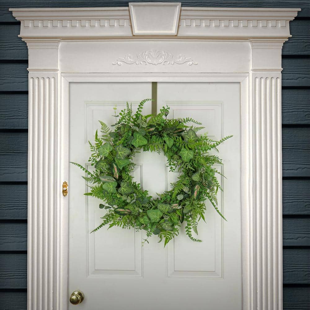 26 in. Mixed Leaf Greenery Wreath - Hercitys