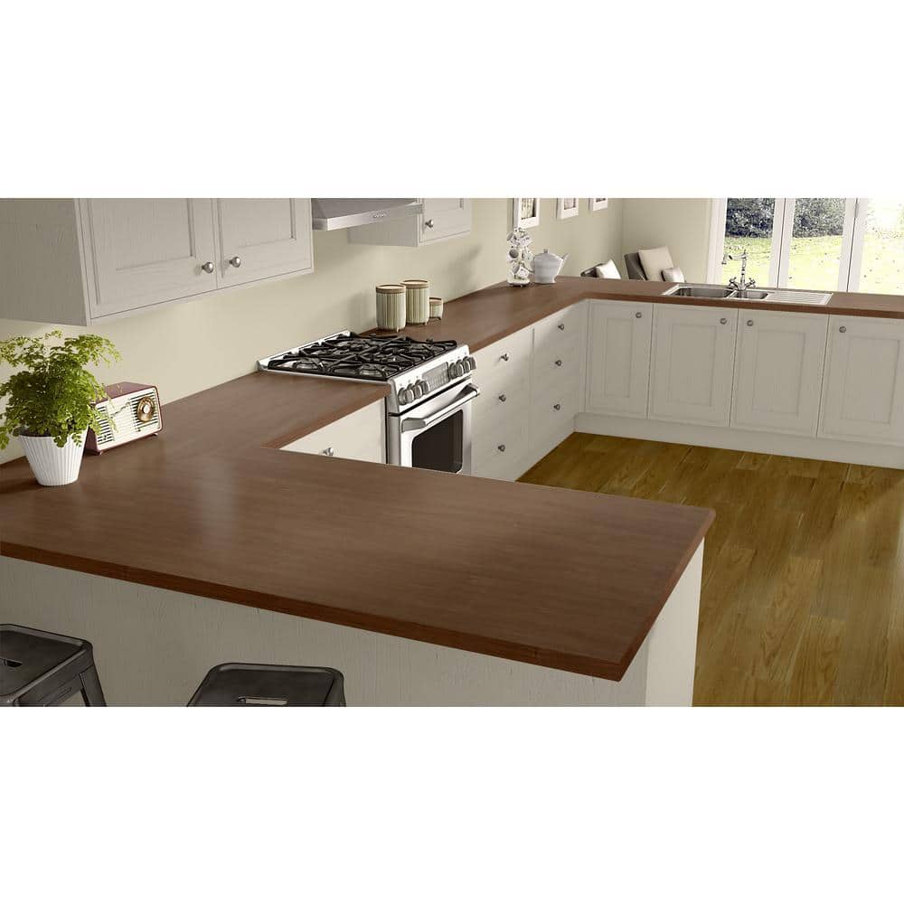 5 ft. x 10 ft. Laminate Sheet in River Cherry with Standard Fine Velvet Texture Finish - Hercitys