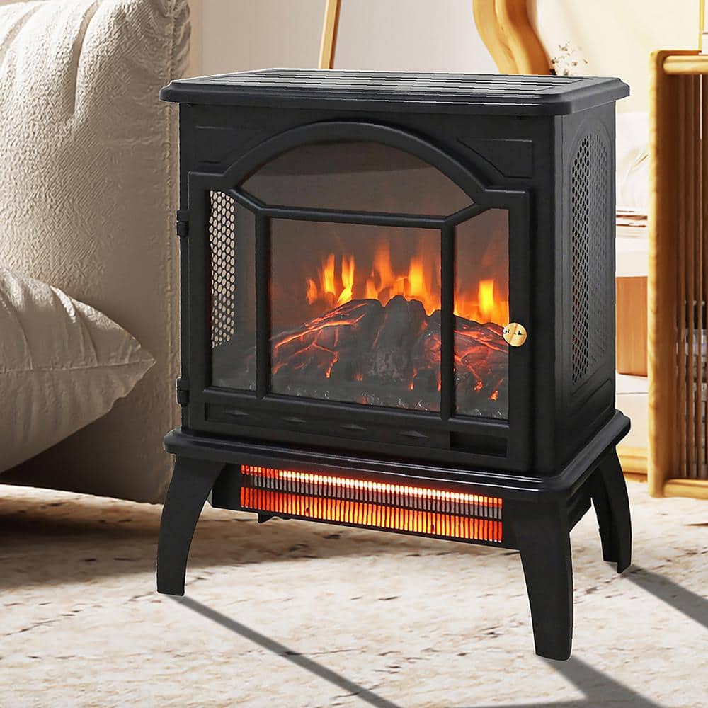 400 sq. ft. 18 in. Electric Stove with Remote - Hercitys