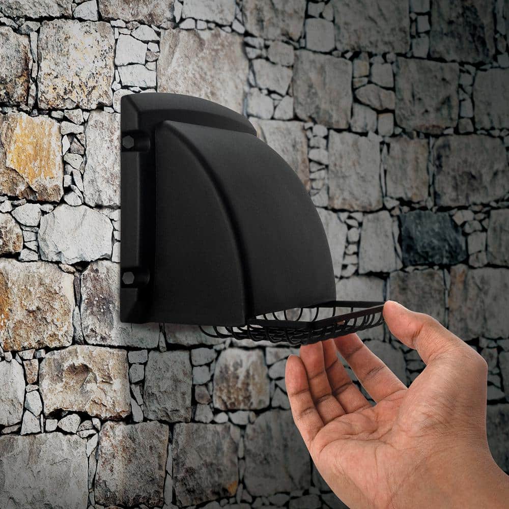 4 in. Wide Mouth Black Vent Hood - Hercitys