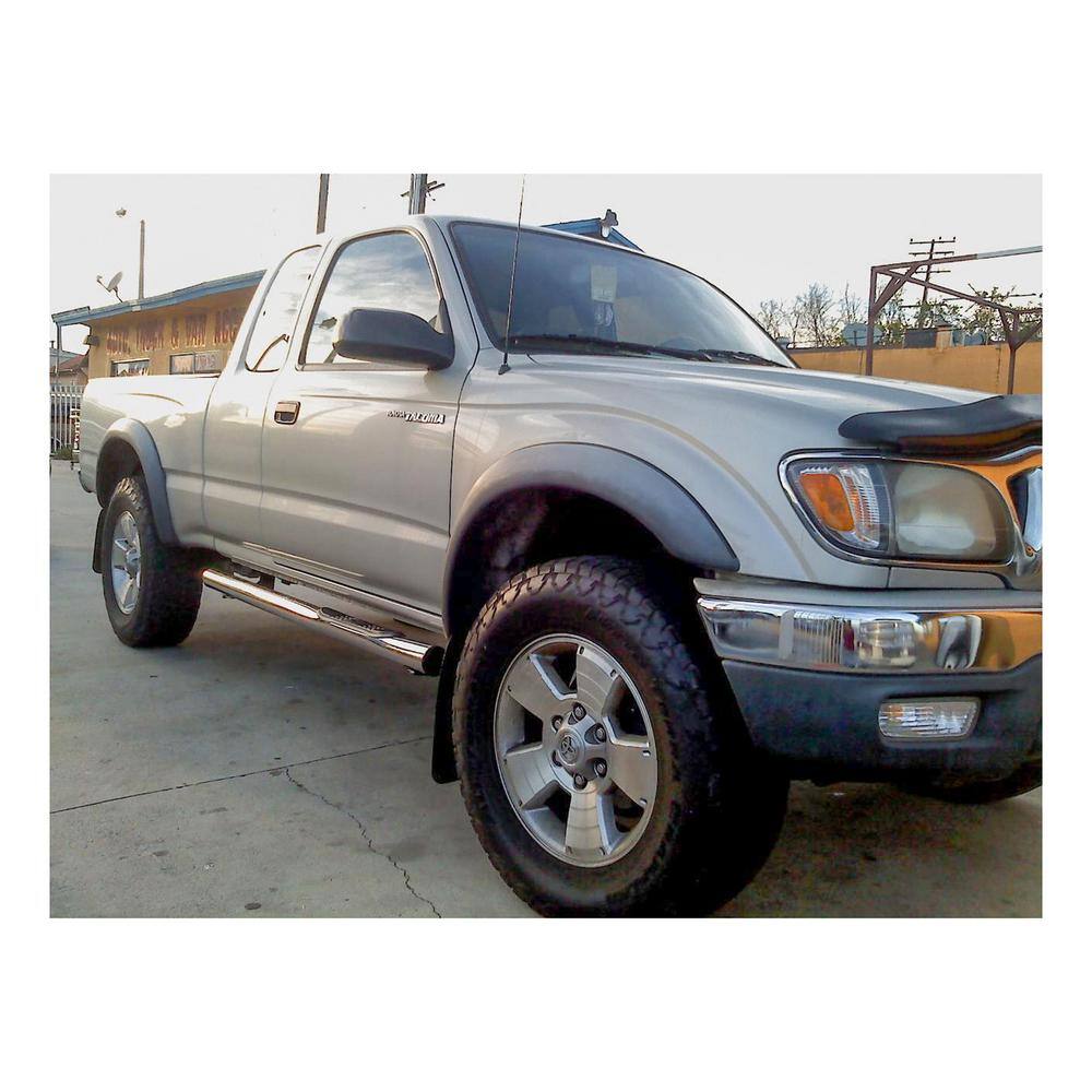 3-Inch Round Polished Stainless Steel Nerf Bars, No-Drill, Select Toyota Tacoma - Hercitys