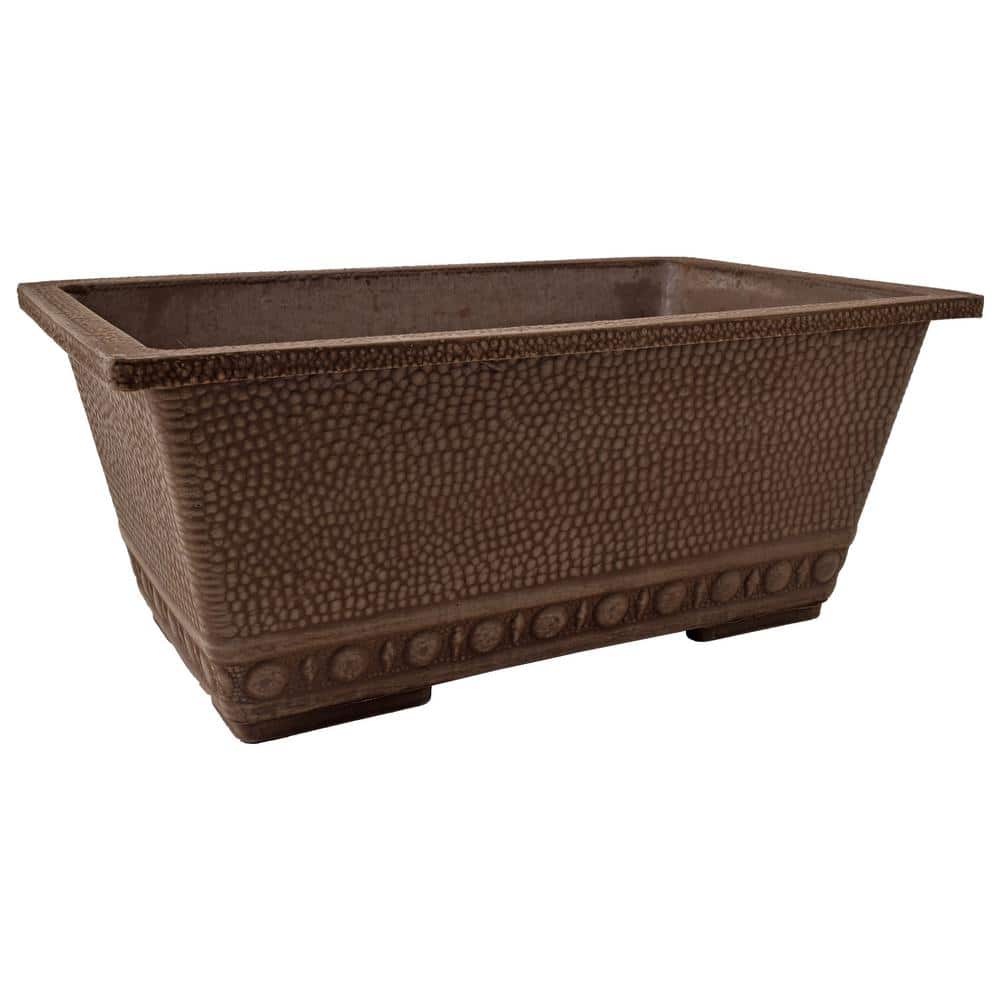 13 in. x 9 in. Chocolate Composite Window Box - Hercitys