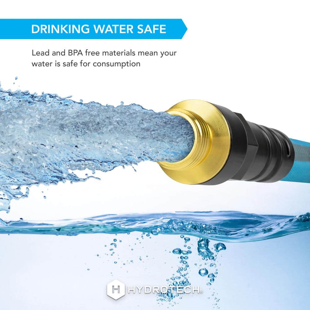 5/8 in. Dia x 25 ft. Flexible Flat Jacket Garden Water Hose - Hercitys