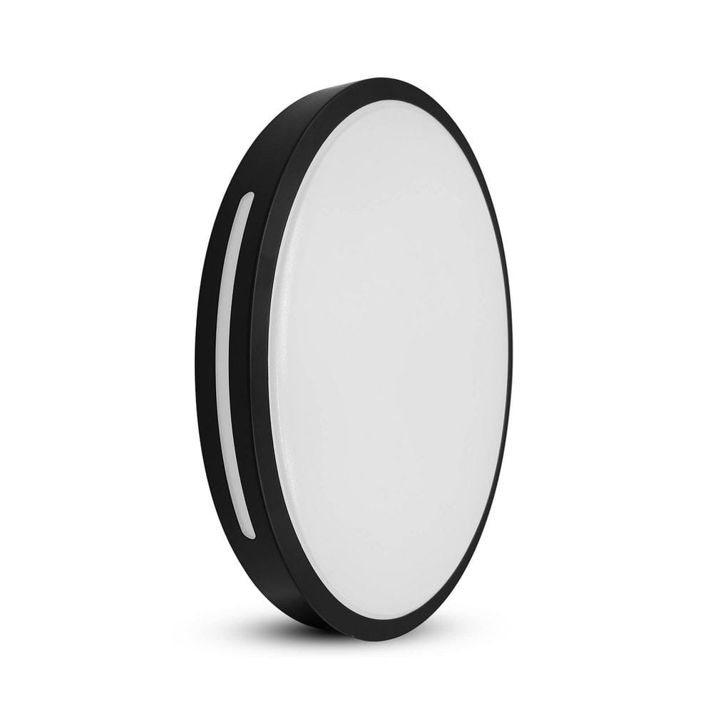 13 in. Adjustable CCT Black Integrated LED Flush Mount – 1500 Lumens Ceiling Light Fixture (2-Pack) - Hercitys