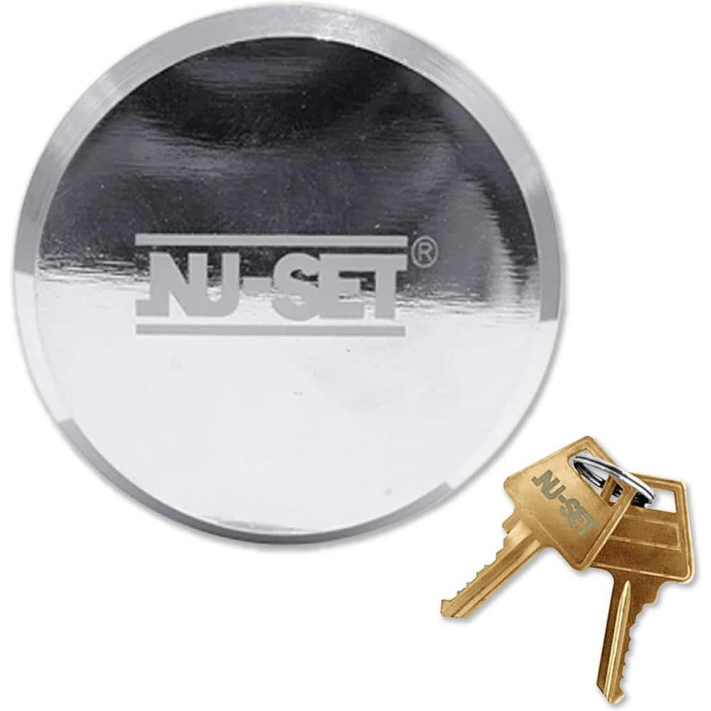 2-7/8 in. Solid Steel Hidden Shackle Keyed Padlock, Keyed Alike, (2-Pack) - Hercitys