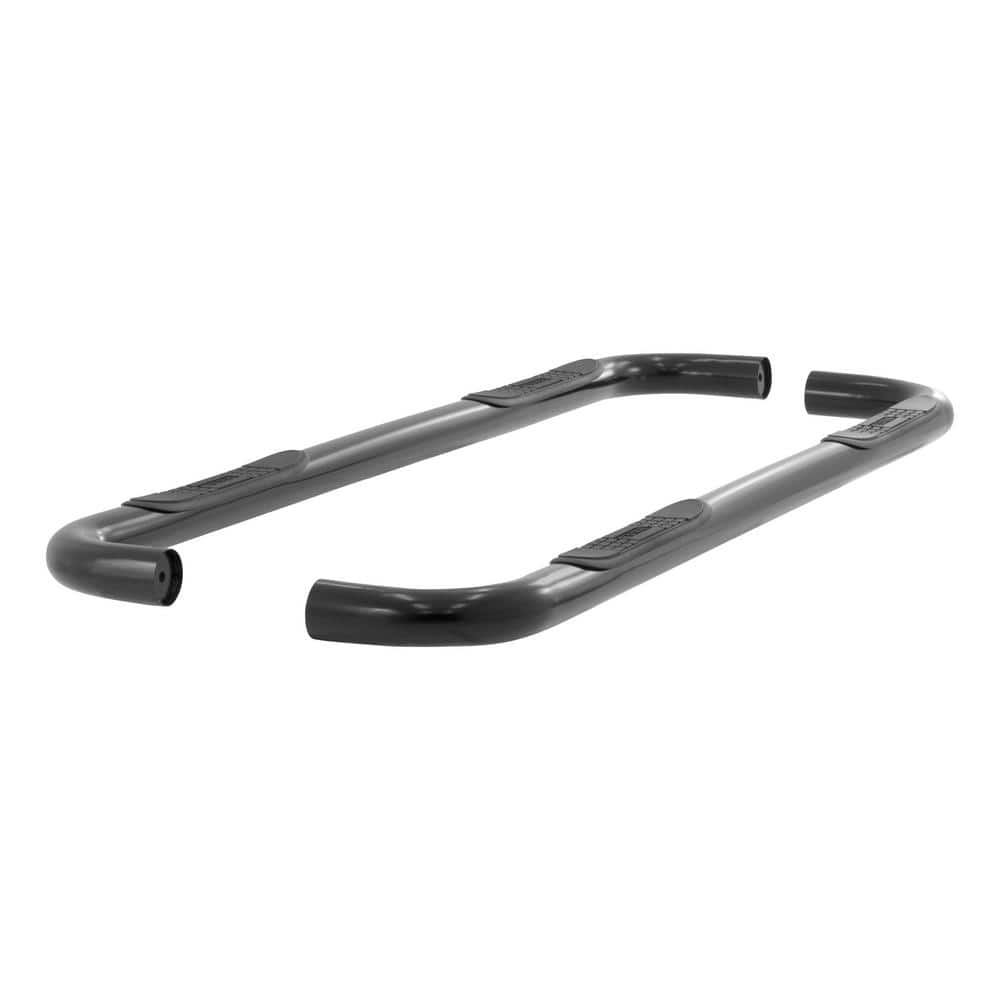 3-Inch Round Black Steel Nerf Bars, No-Drill, Select Chevrolet Suburban - Hercitys