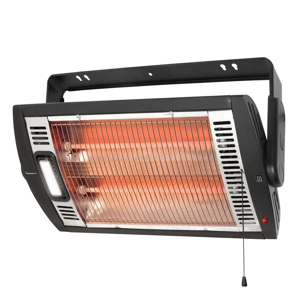 24 in. 750/1500-Watt Wall Mount Infrared Radiant Electric Space Heater - Hercitys