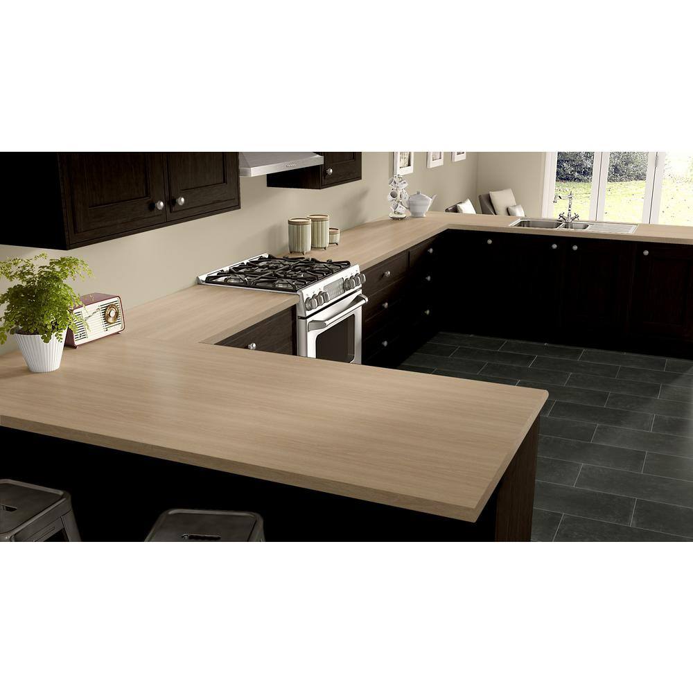 5 ft. x 8 ft. Laminate Sheet in Beigewood with Matte Finish - Hercitys