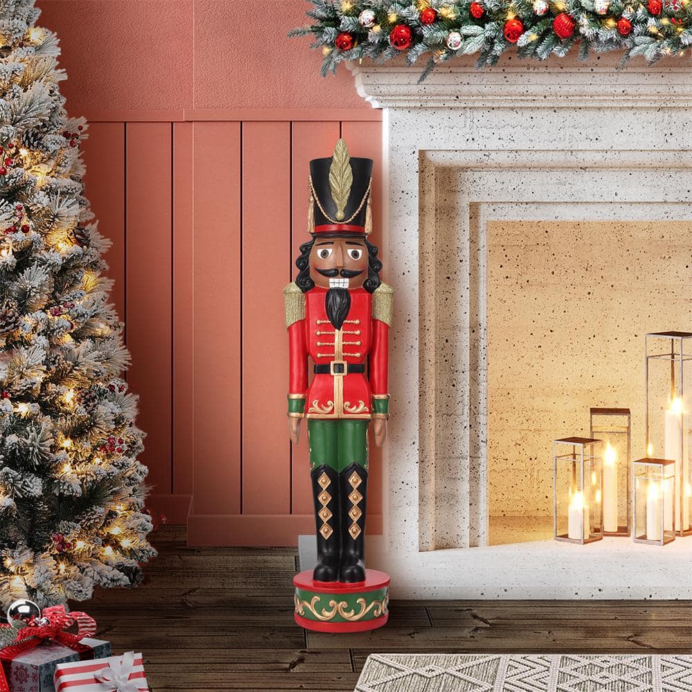 37 in. Red and Green HA Christmas Nutcracker - Hercitys