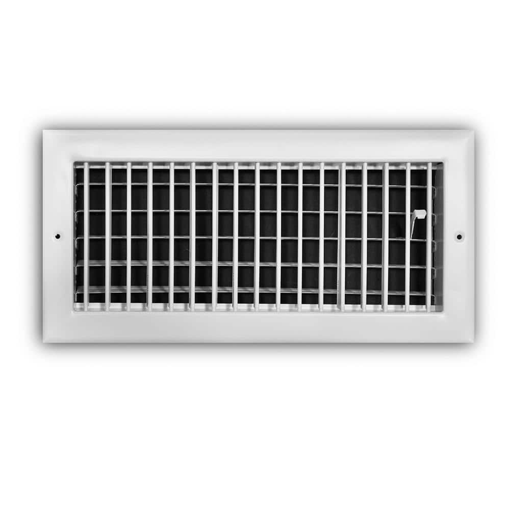 14 in. x 6 in. Adjustable 1-Way Wall/Ceiling Register - Hercitys