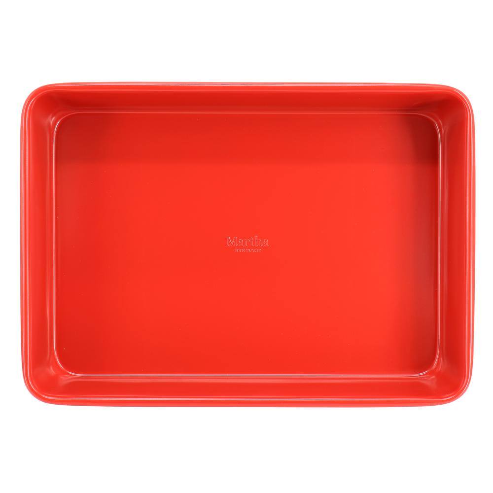 3-Piece Carbon Steel Bakeware Set in Red and Plaid - Hercitys