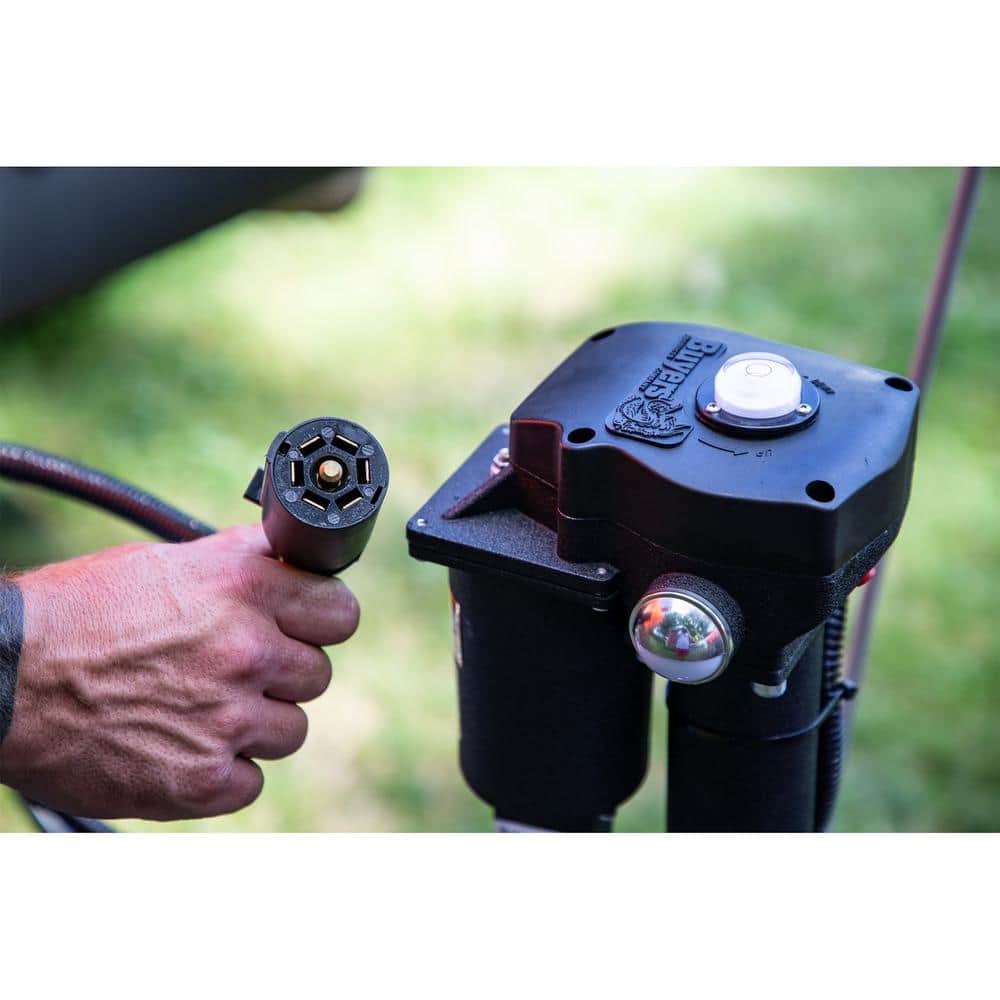 3,500 lbs. Capacity 12-Volt DC Electric Trailer Jack - Hercitys