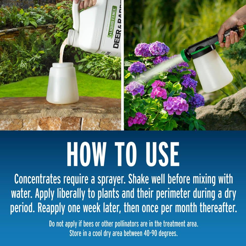 40 Oz. Deer And Rabbit Repellent Concentrate - Hercitys