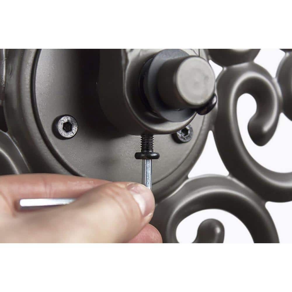 125 ft. Bronze Steel Rotating Wall Mounted Garden Hose Reel - Hercitys