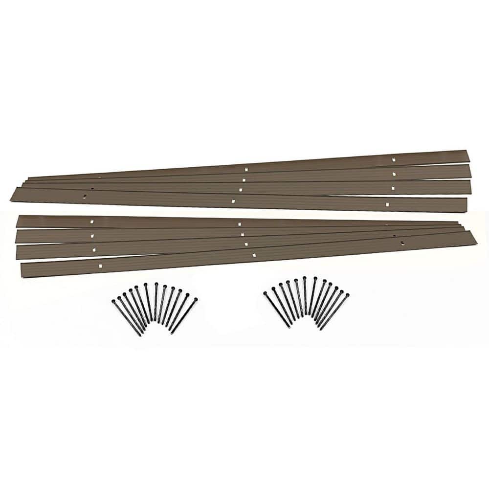 48 ft. x 0.18 in. x 4 in. Bronze Aluminum Edging Kit - Hercitys