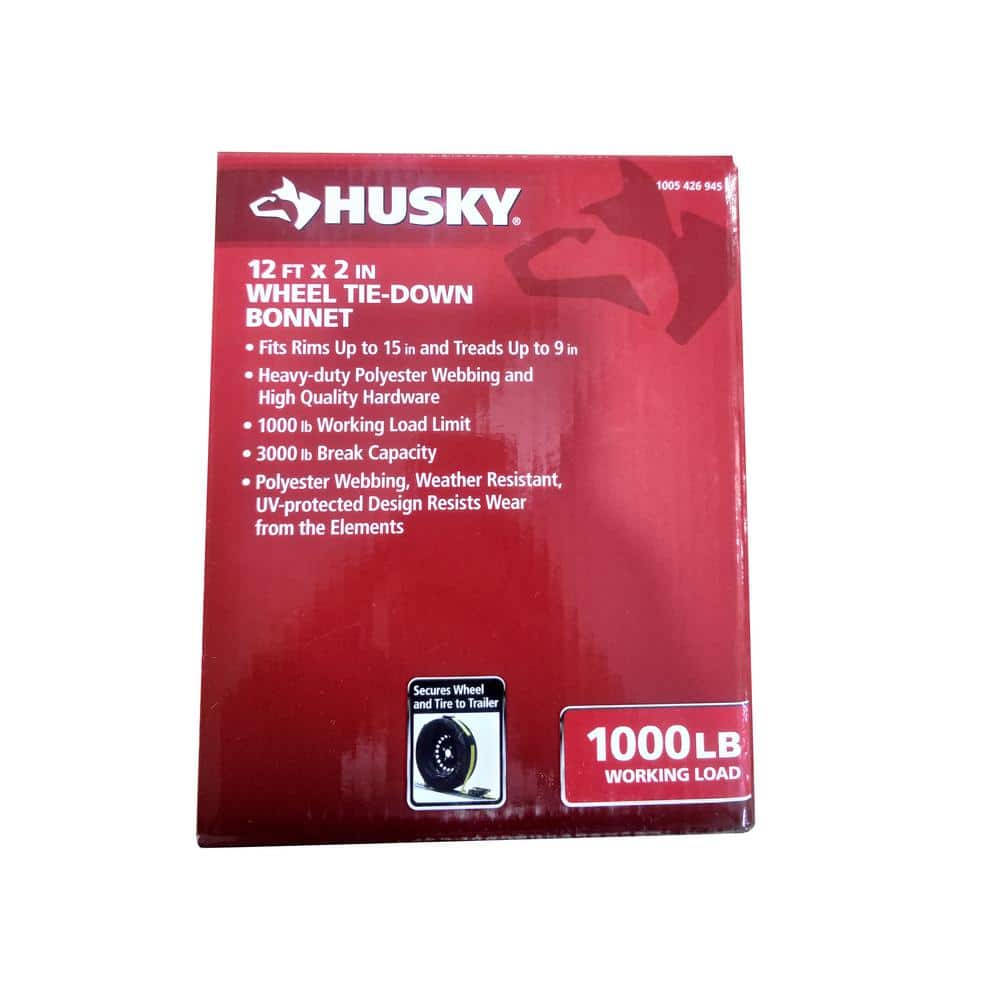 12 ft. x 2 in. Wheel Tie Down Bonnet - Hercitys