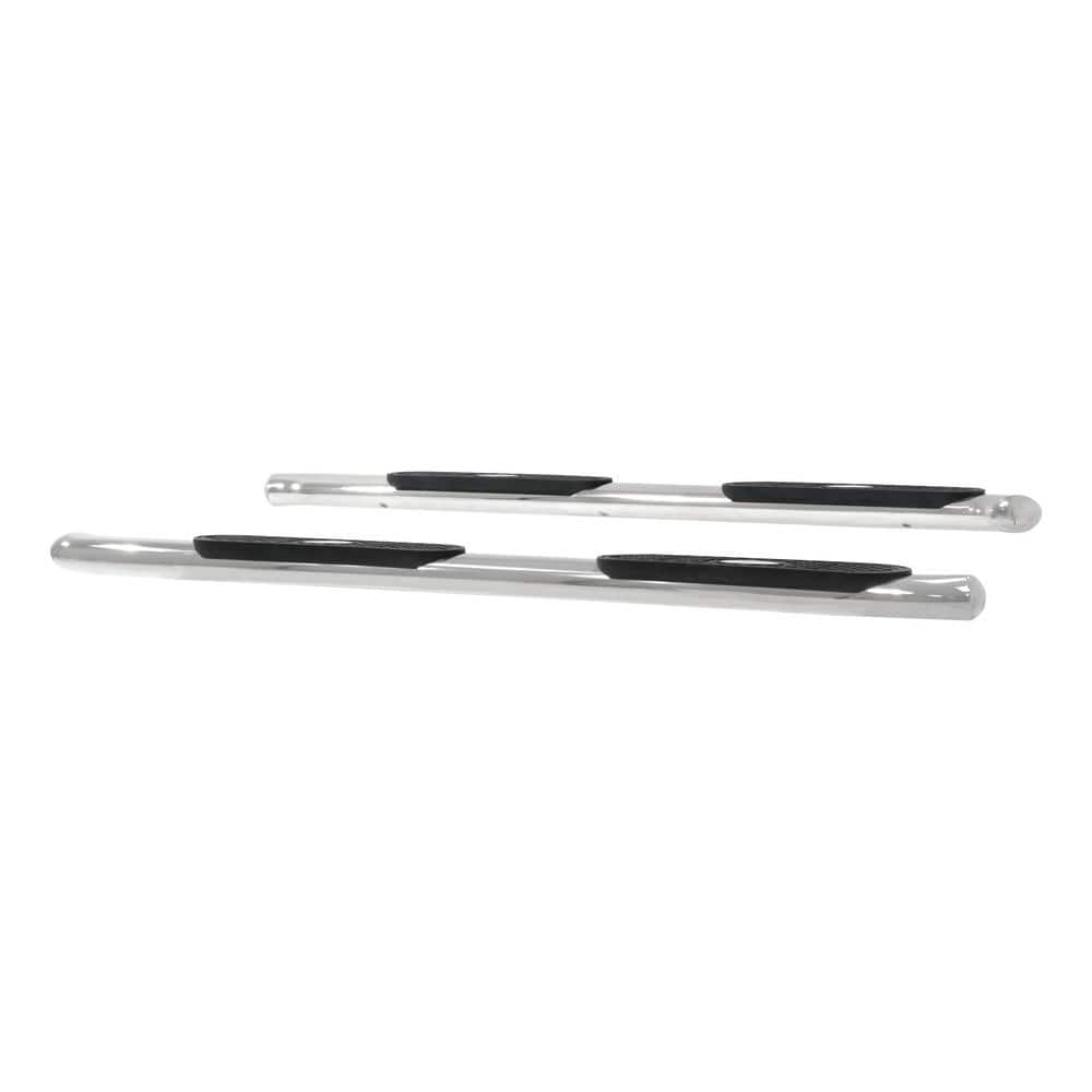 4-Inch Oval Polished Stainless Steel Nerf Bars, Select Chevrolet Silverado, GMC Sierra 1500, 2500, 3500 HD - Hercitys