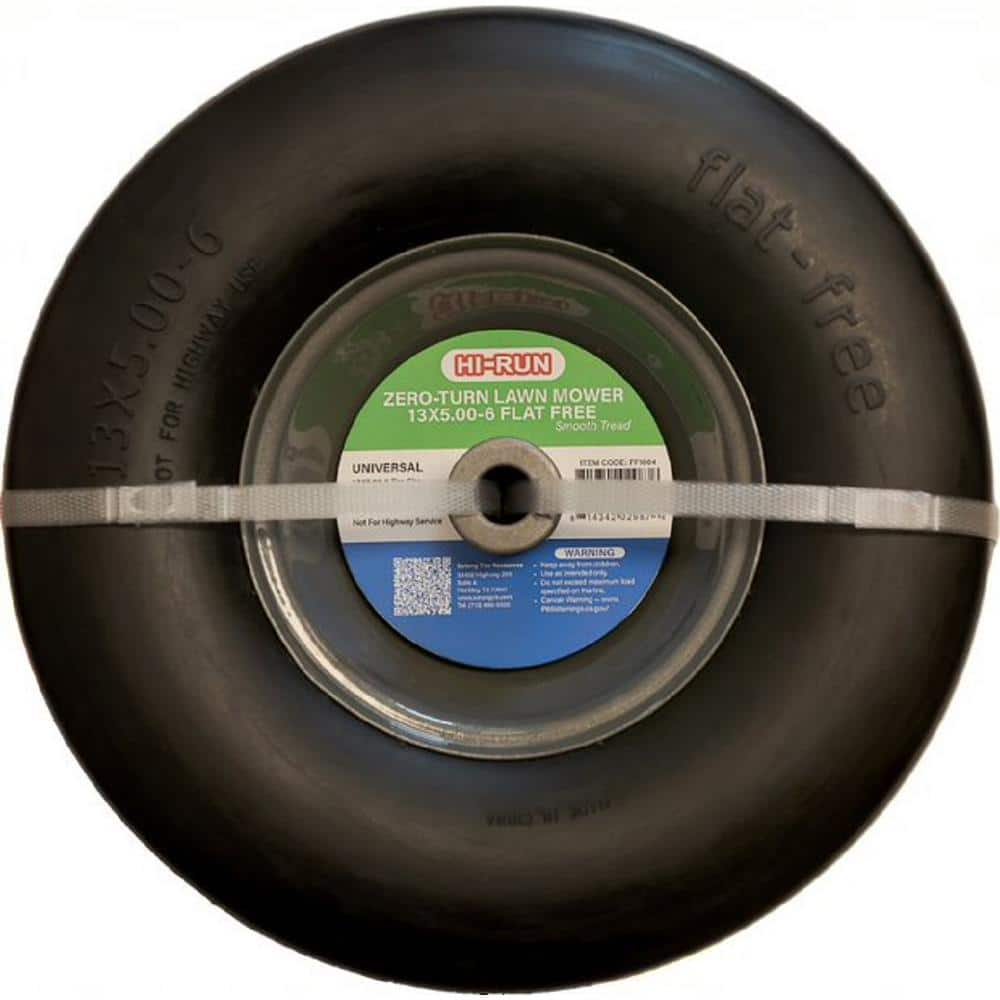 13 x 5.00-6 Flat-Free PU Assembly with Bushing (3/4 in.) Kits - Hercitys