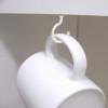 2-1/4 in. White Vinyl Cup Hook (20-Pack) - Hercitys