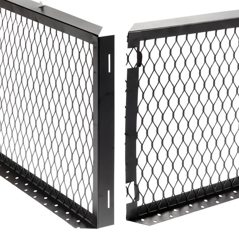 35 in. x 17 in. x 14 in. H Chimney Cap in Black Galvanized Steel - Hercitys