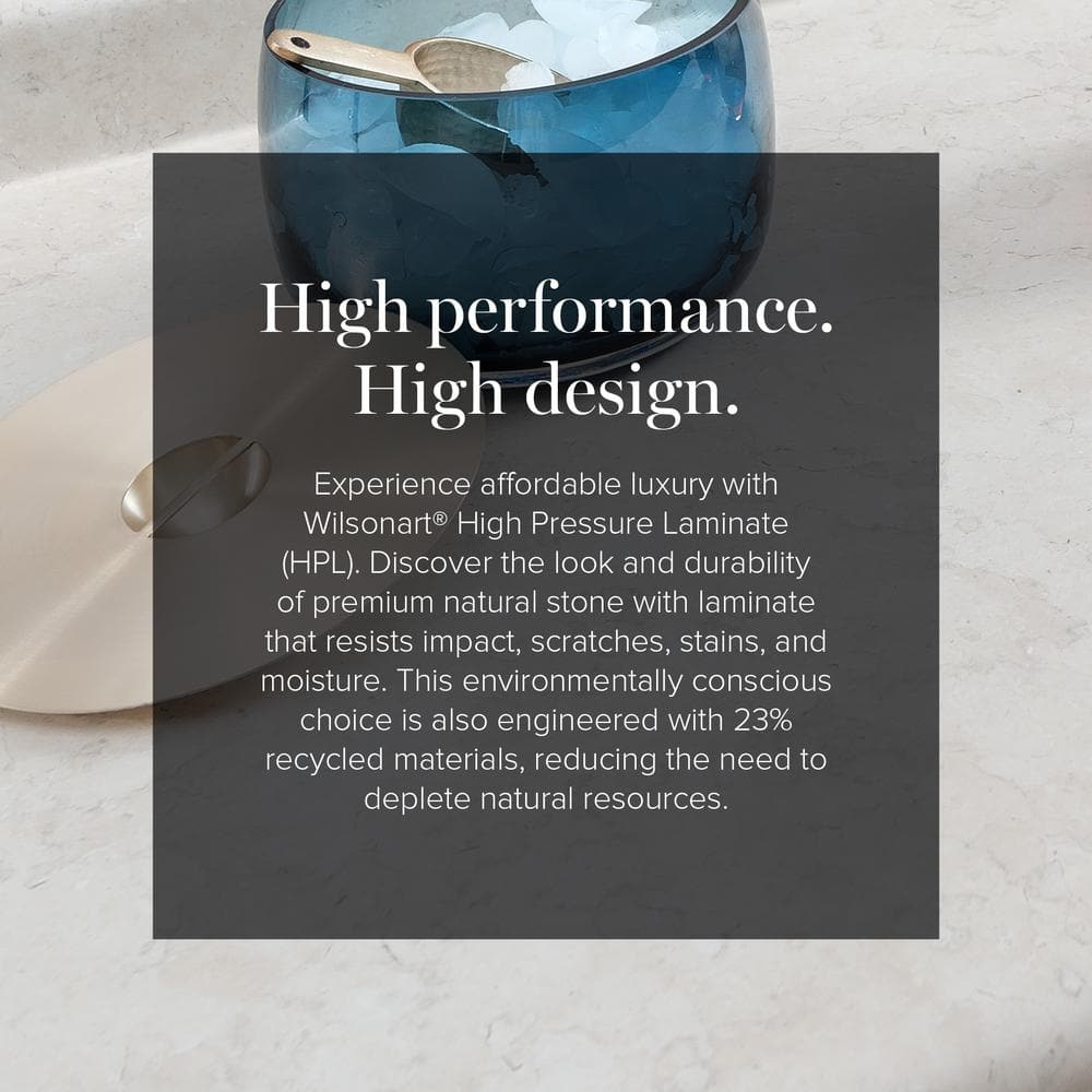 4 ft. x 8 ft. Laminate Sheet in Hebron White with Premium Antique Finish - Hercitys