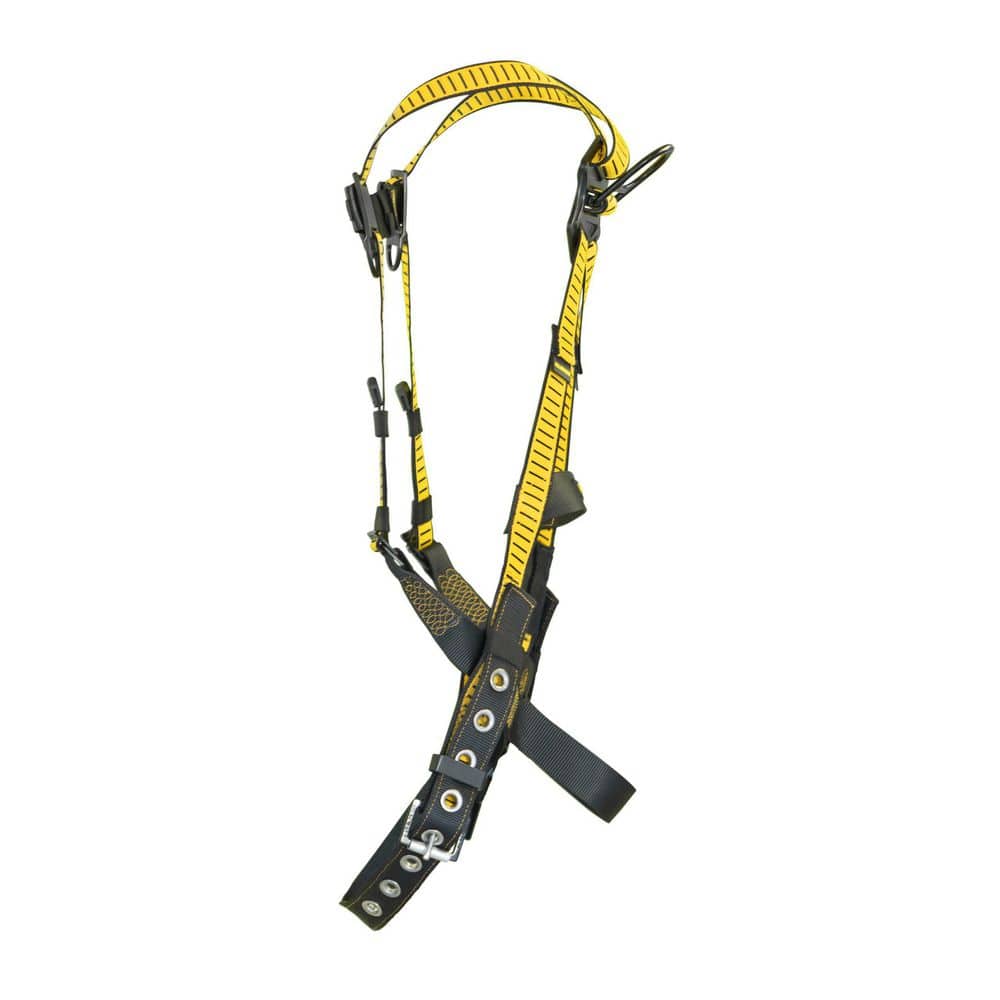 5-Point Fall Protection Harness with Pass-Thru Chest and Tongue Buckle Legs - Hercitys