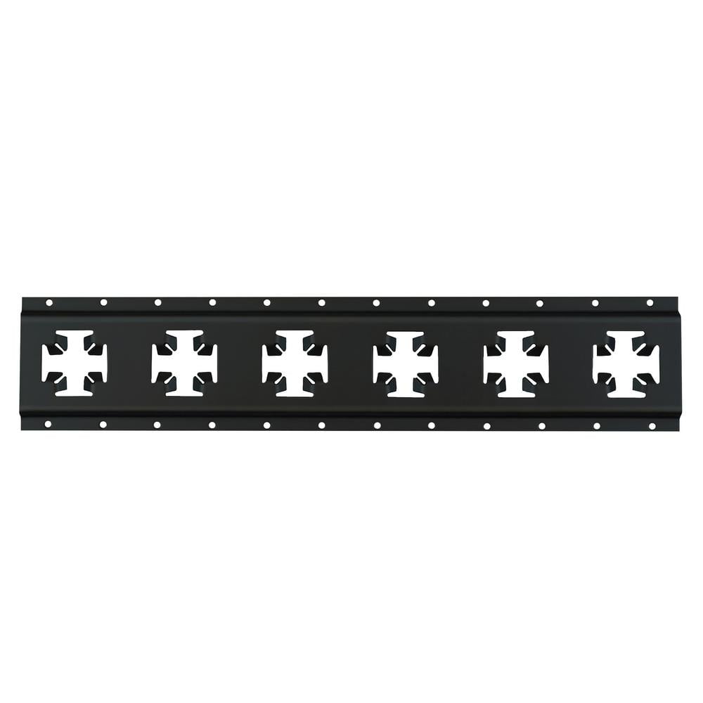 24 in. Matte Black X-Track Rail – 1 pack - Hercitys
