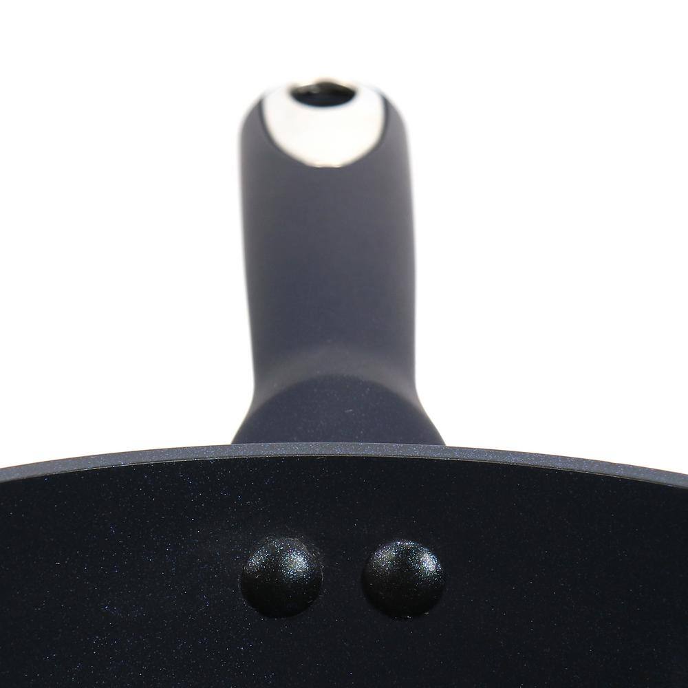 12 in. Ceramic Nonstick Aluminum Frying Pan in Dark Blue - Hercitys