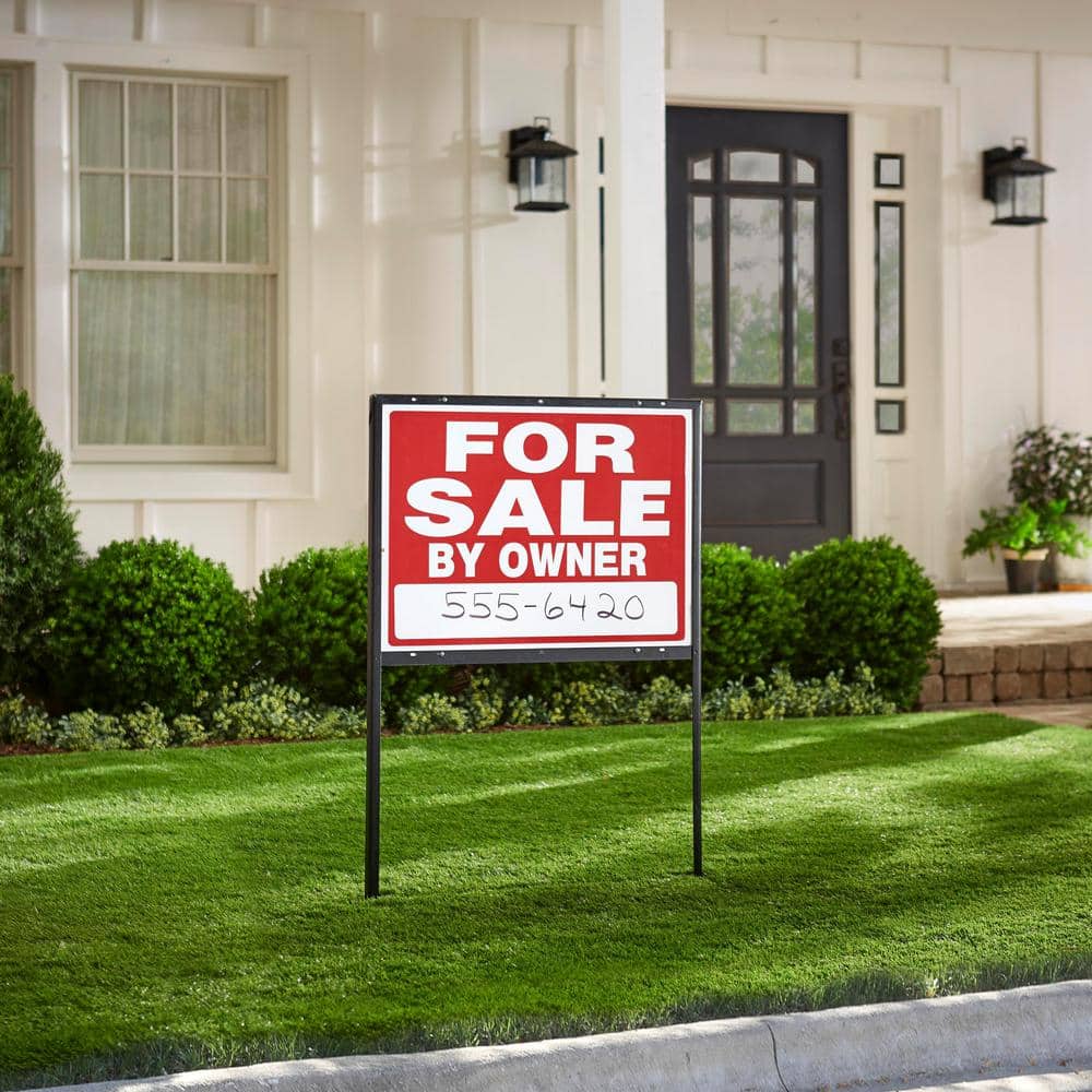 18 in. x 24 in. Plastic for Sale By Owner Sign - Hercitys