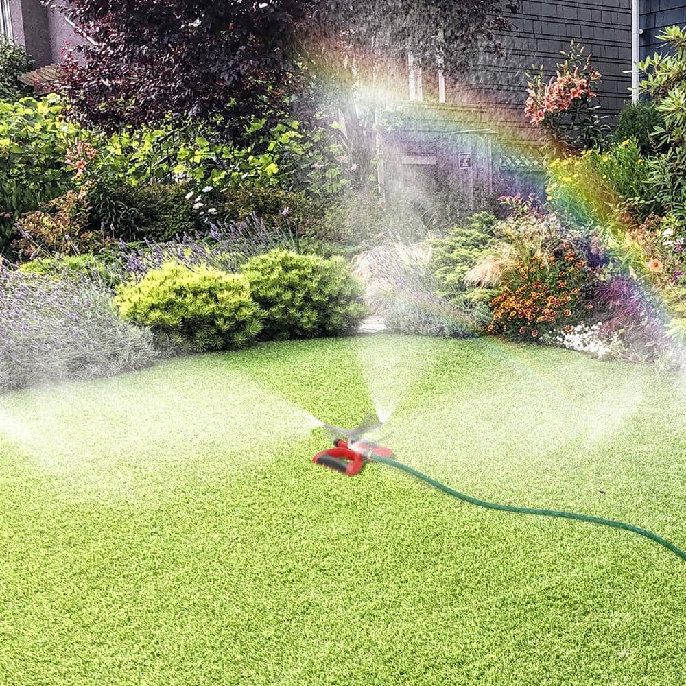 3600 sq. ft. Metal Oscillating Lawn Sprinkler - Hercitys