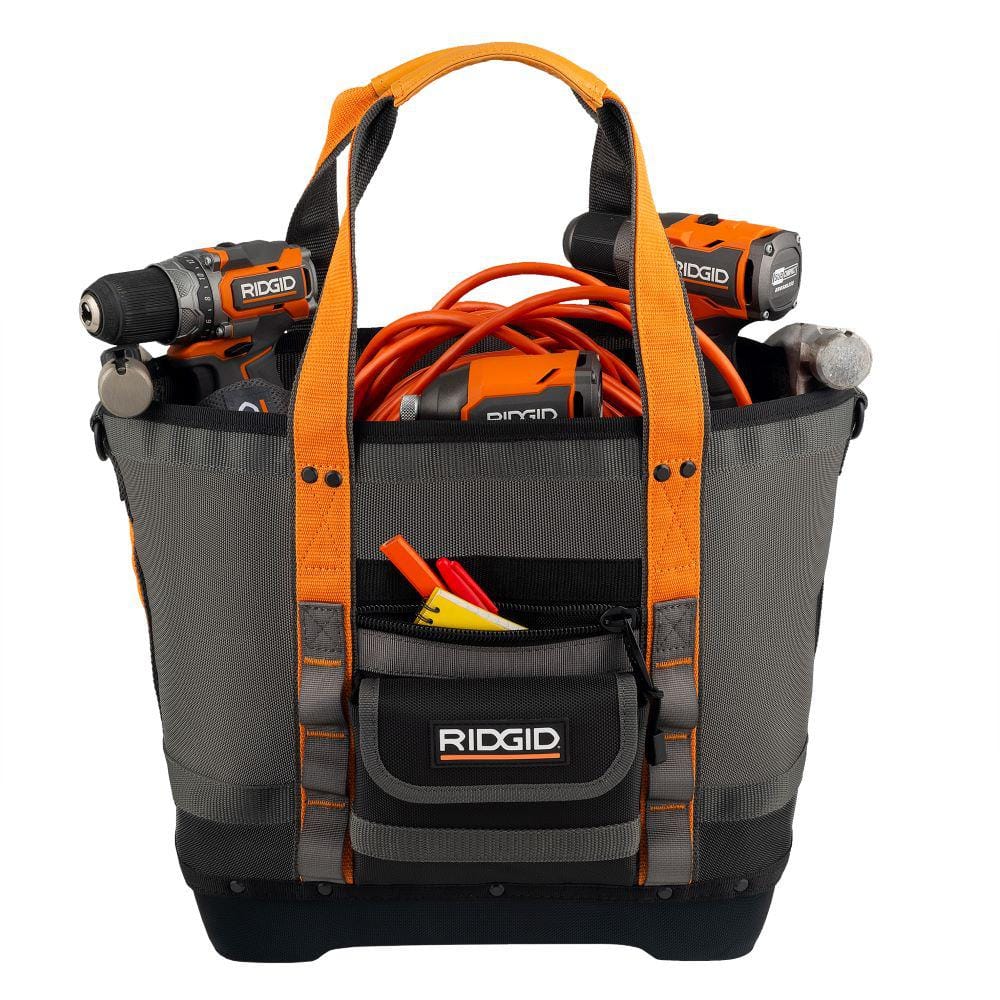 14 in. 5 Pocket Professional Grade Open Tool Tote - Hercitys