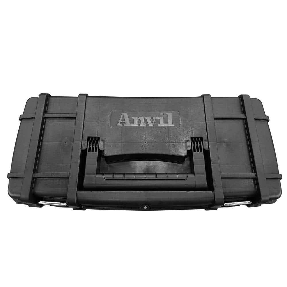 24 in. Black Plastic Tool Box - Hercitys