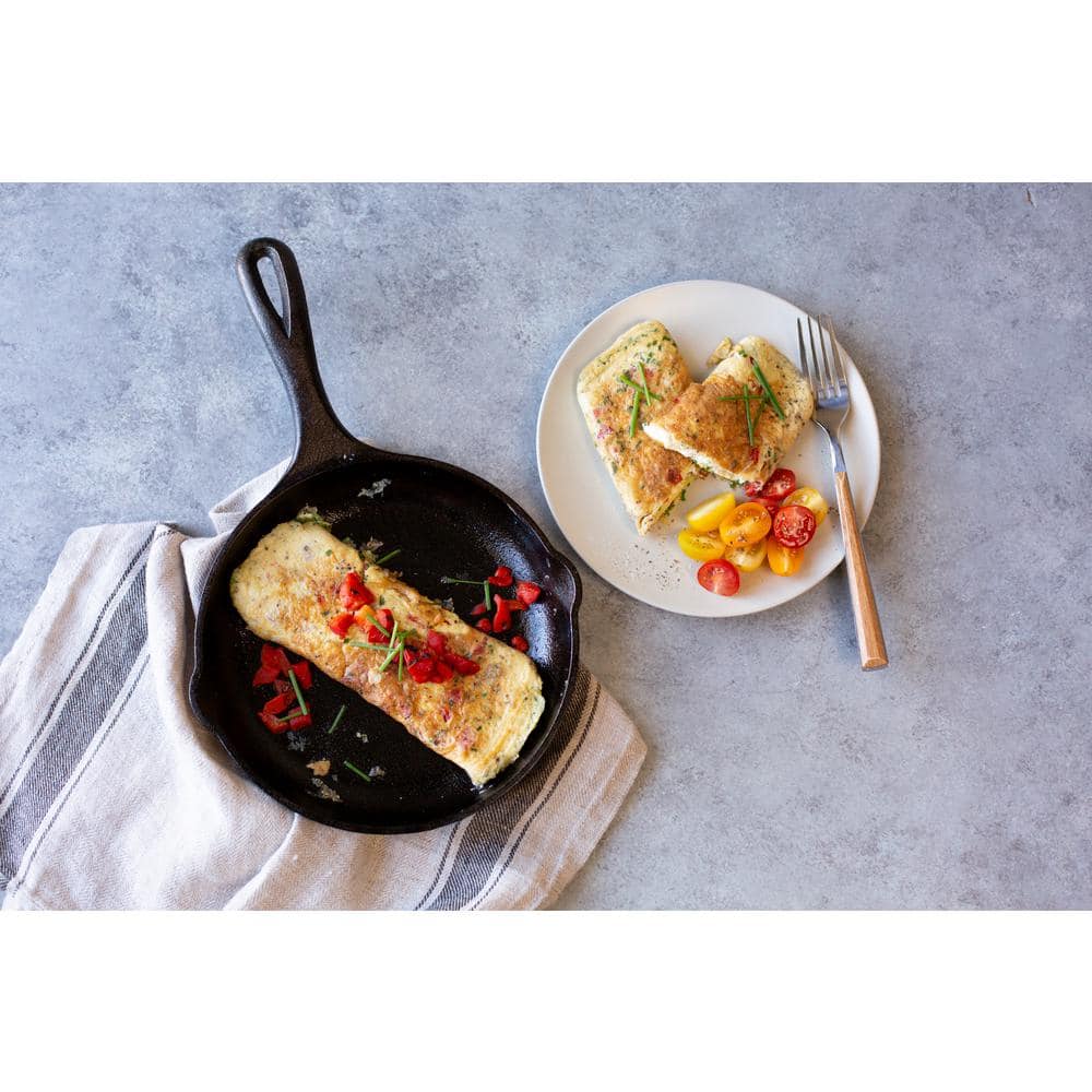 12 in. Cast Iron Chef Style Skillet - Hercitys