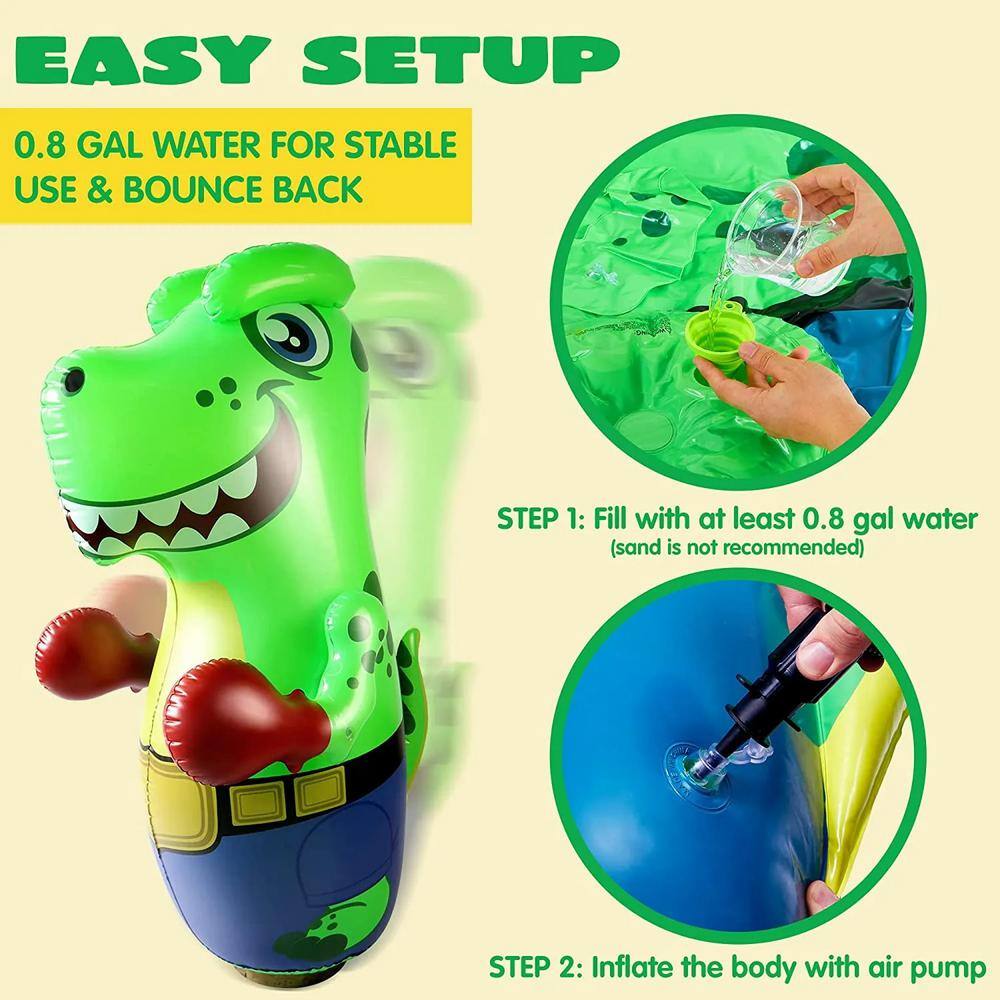 47 inches Height Inflatable T-Rex Dinosaur Bopper - Hercitys