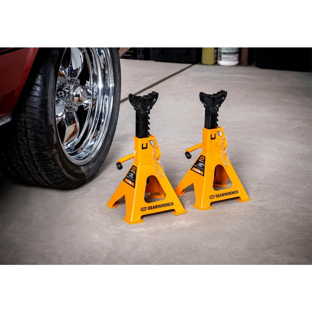 3-Ton Ratcheting Jack Stands (4-Piece) - Hercitys
