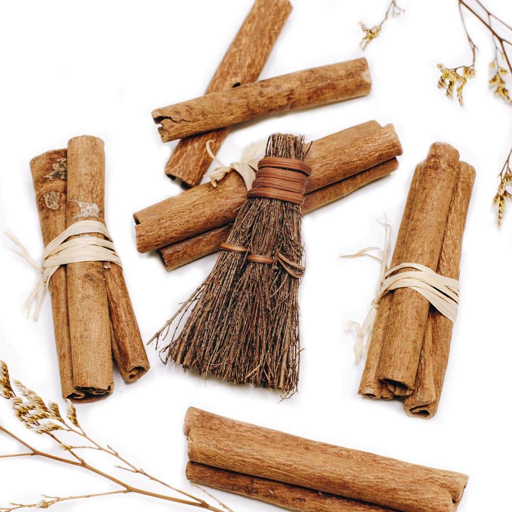 3 in. Classic Cinnamon Scented Broom (6-Pack) - Hercitys