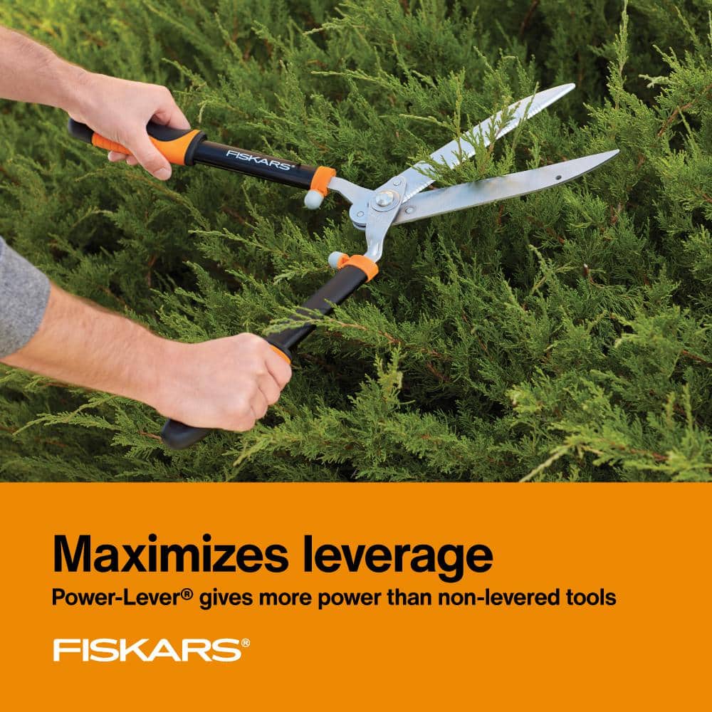 23 in. Power-Lever Softgrip Hedge Shears - Hercitys