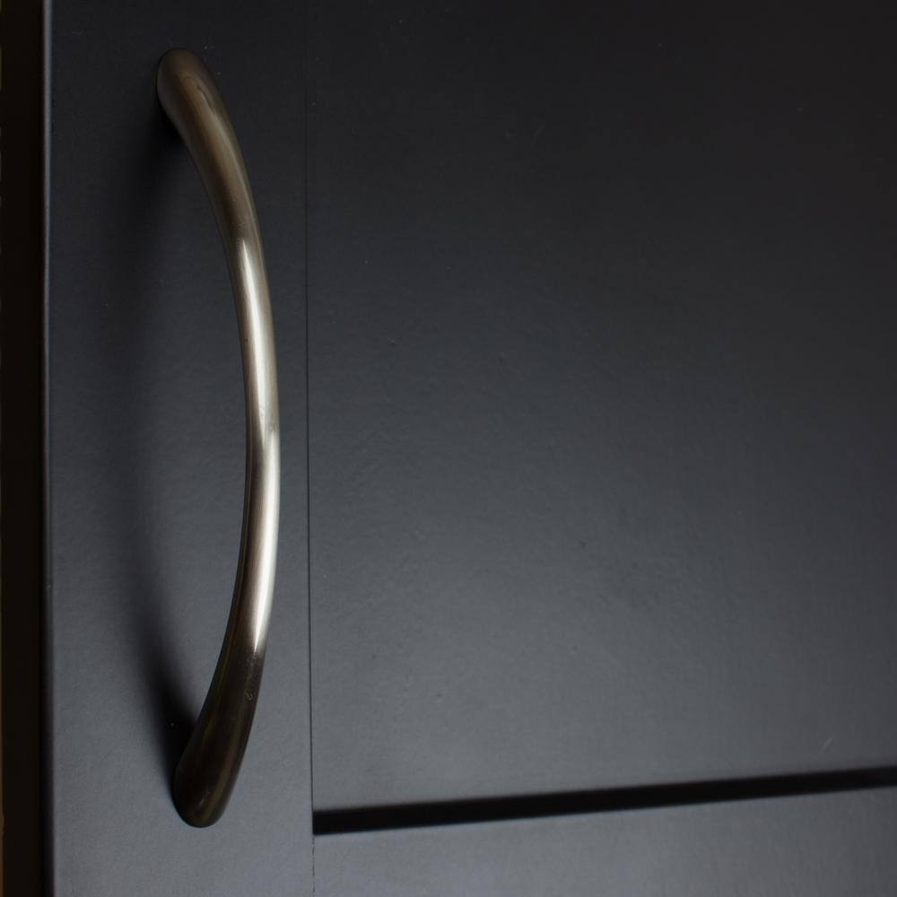 5 in. Center-to-Center Satin Nickel Large Loop Cabinet Pulls (10-Pack) - Hercitys