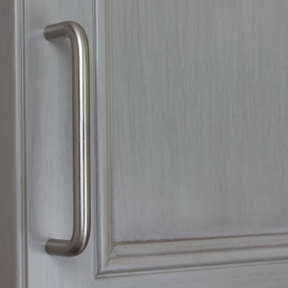 4 in. Center-to-Center Stainless Steel Solid Wire Cabinet Pulls (10-Pack) - Hercitys