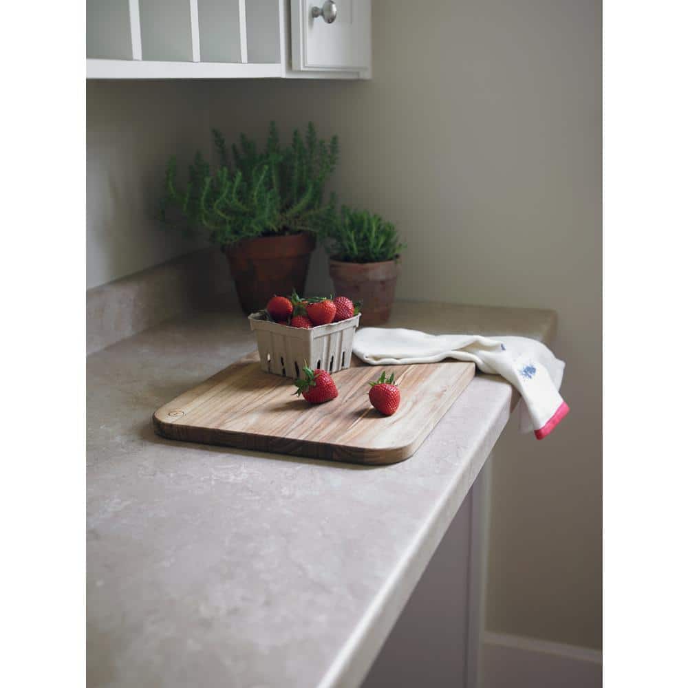 4 ft. x 8 ft. Laminate Sheet in Travertine with Matte Finish - Hercitys