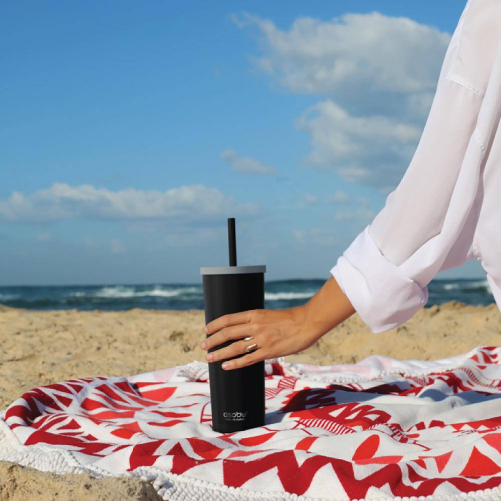 27 oz. Double Walled Vacuum Insulated Pink Stainless Steel Travel Tumbler - Hercitys