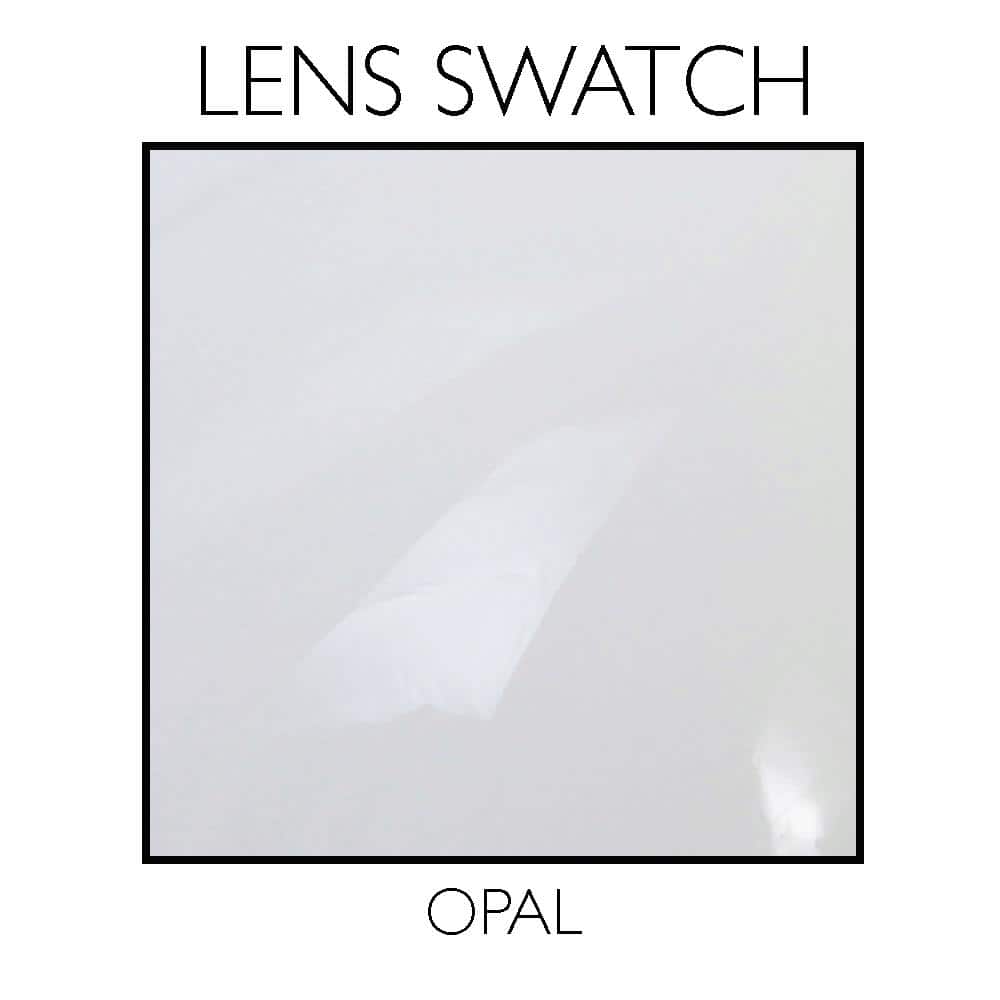 1-Light Satin Nickel Ceiling Light with Opal Glass and Pull Chain - Hercitys