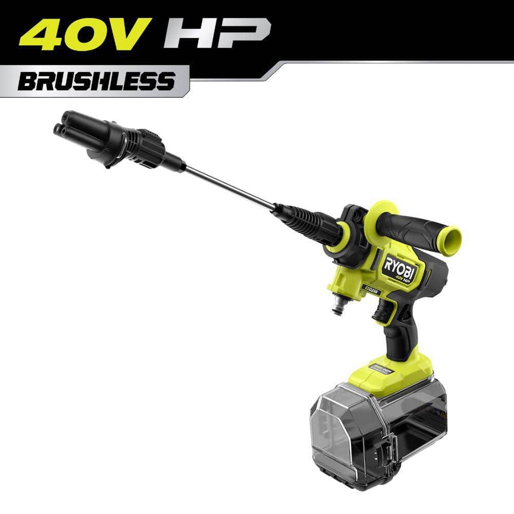 40V HP Brushless EZClean 600 PSI 0.7 GPM Cold Water Electric Power Cleaner (Tool-Only) - Hercitys