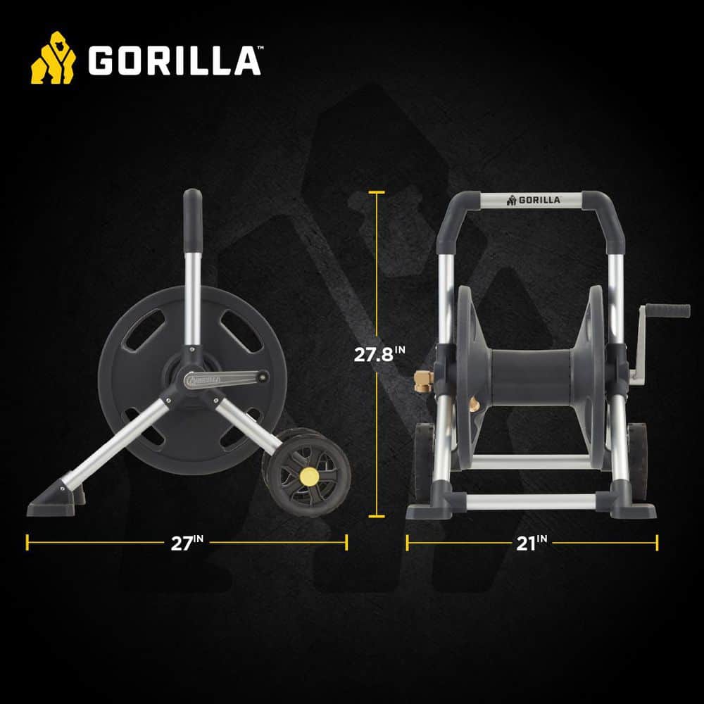 175 ft. Aluminum Zero Rust Mobile Hose Reel - Hercitys