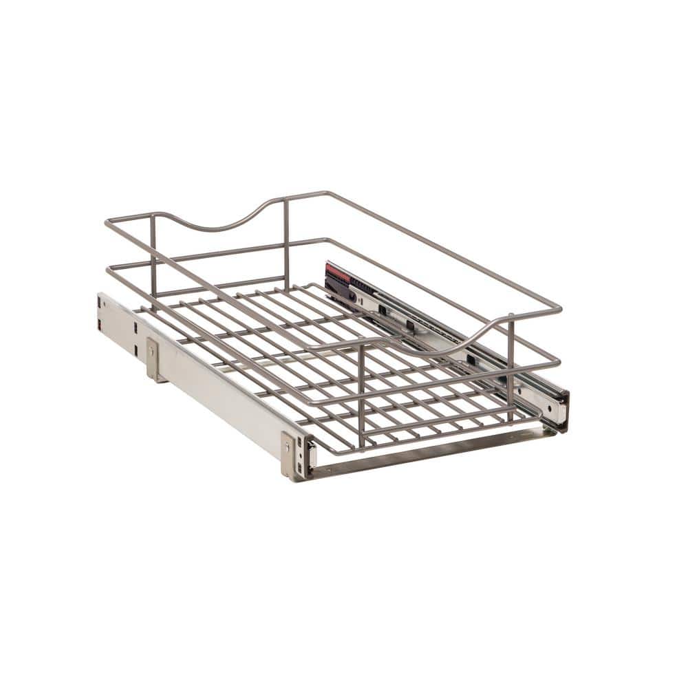 11 in. Single Tier Wire Soft-Close Pullout Basket - Hercitys