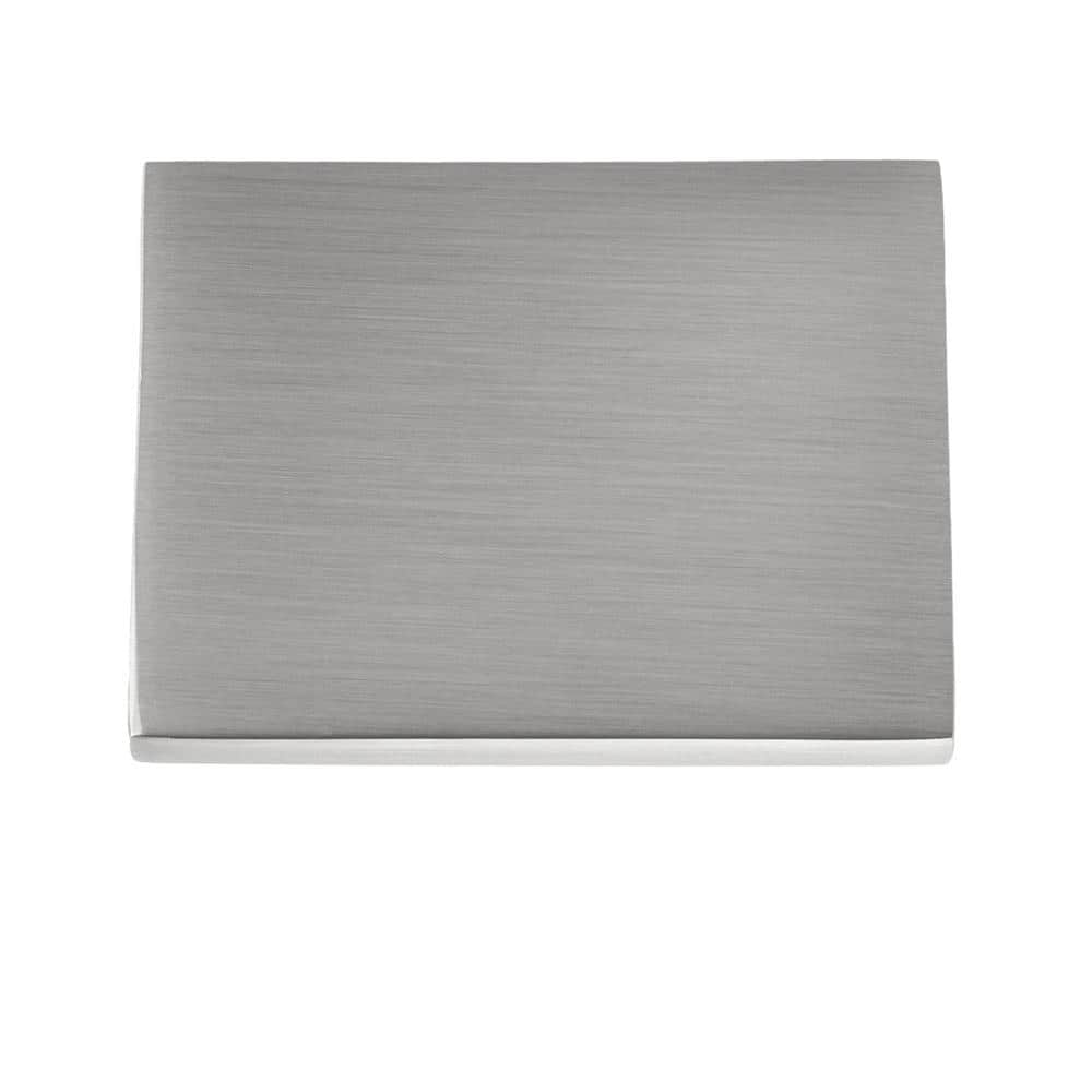 5-Pack Ethan 1-1/2 in. (38 mm) Center-to-Center Satin Nickel Edge Drawer Pull - Hercitys