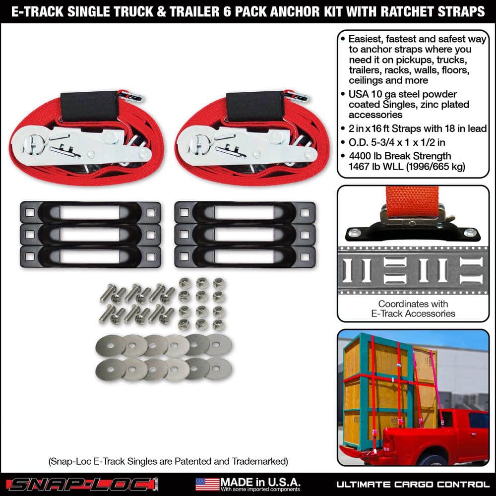 16 ft. x 2 ft. Ratchet Strap Kit with Hooks and Fasteners - Hercitys