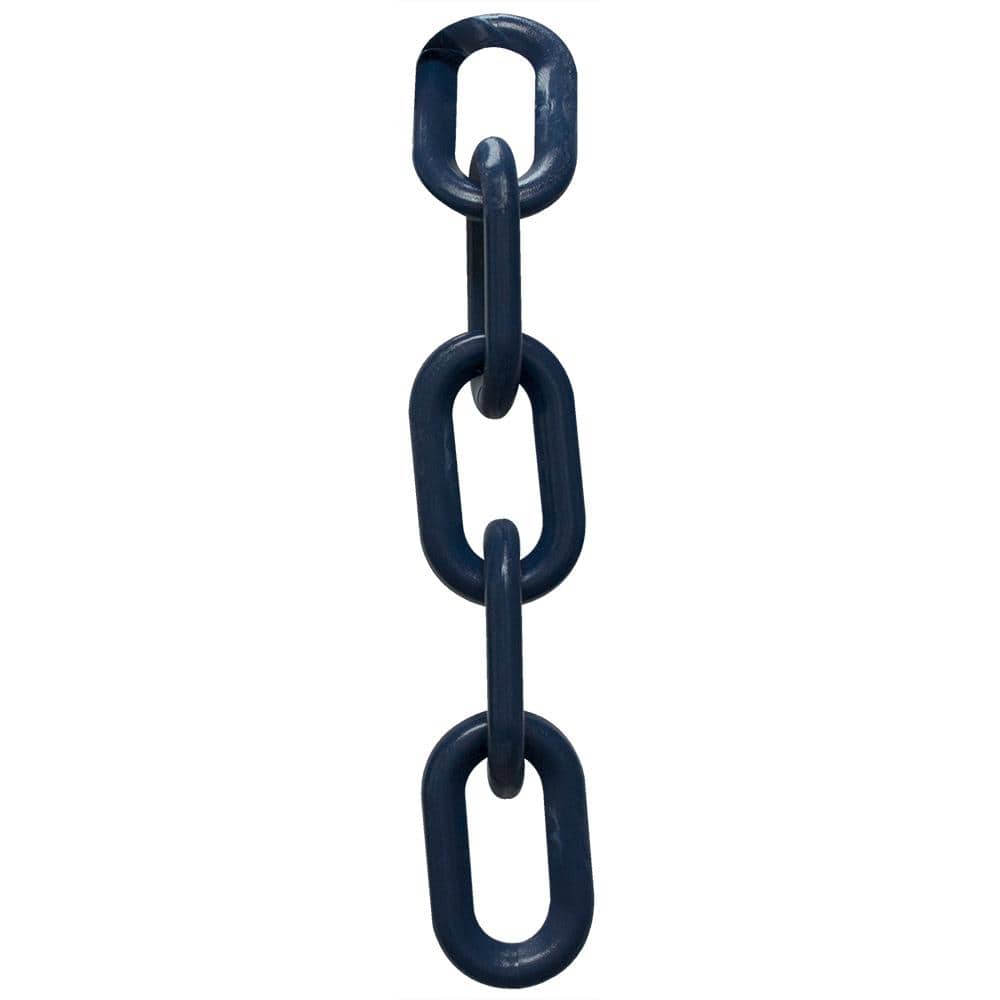 1.5 in. (#6, 38 mm) x 25 ft. Cobalt Blue Plastic Chain - Hercitys