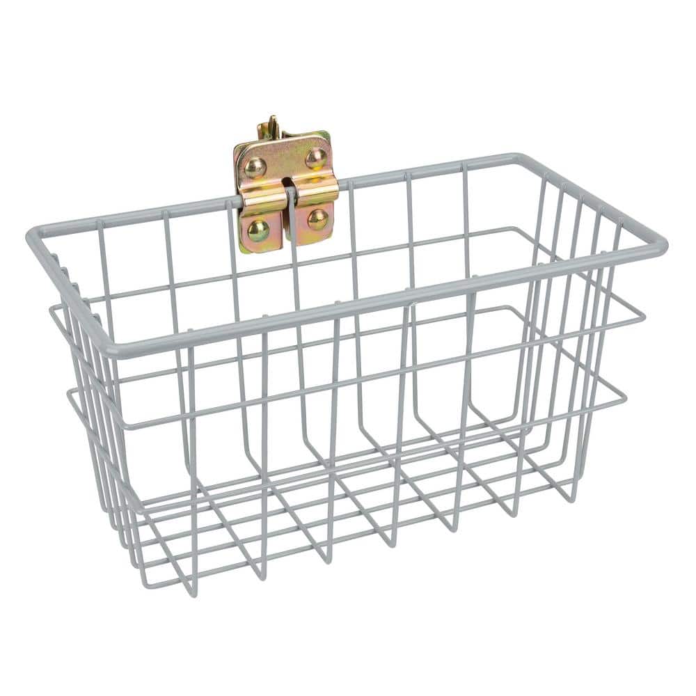 12 in. W x 6 in. H Small Steel Track Basket - Hercitys